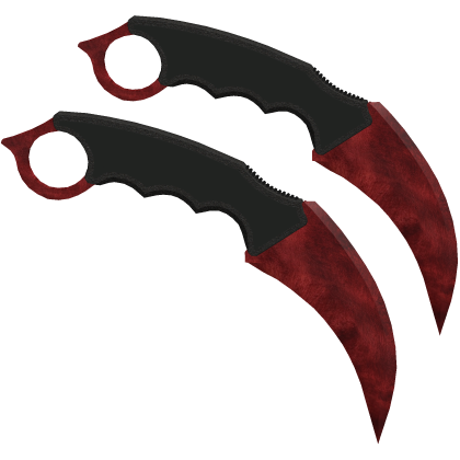 Dual Karambits: Crimson Fur thumbnail