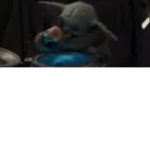 Baby yoda friends forever