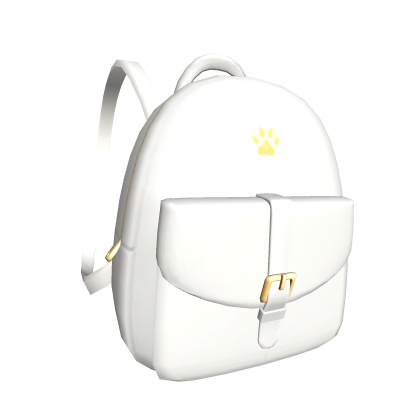 Miau Cute Backpack 3.0 White