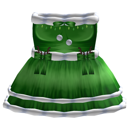 Kawaii Christmas Bow Dress