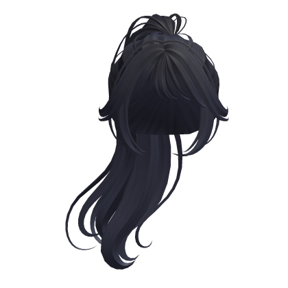 Long Ponytail(Blue Black) Roblox item