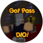 Got Past DIO! Roblox badge thumbnail