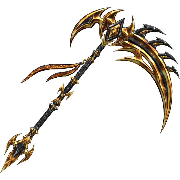 Gold and Black Soul Snatcher Scythe
