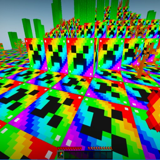 ⛏️ModdedCraft🌈 (RAINBOW HALLOWEEN) official Roblox game thumbnail