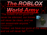 The ROBLOX World Army