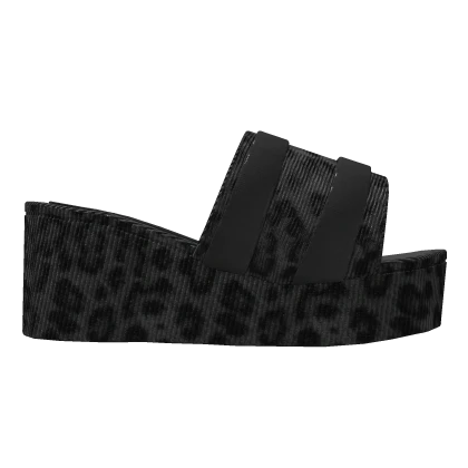 black leopard platform san… - Right Shoe Accessory | Roblox