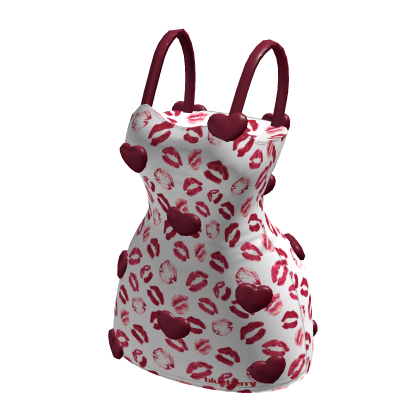 Valentine Kiss Tank Heart Dress BB thumbnail