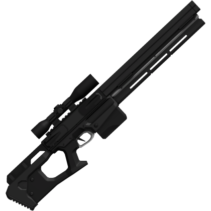 Black Sci-Fi Blaster Rifle