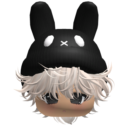 Moe Messy Boy Hair W/ Bunny Hat Beige