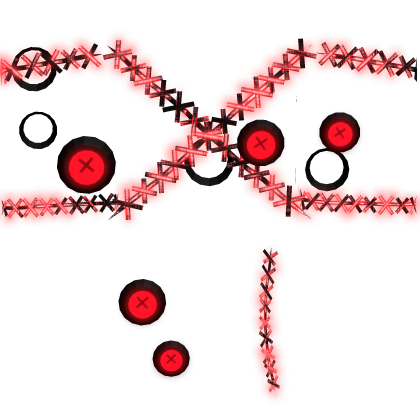 Animated Eyes Stitches Aura Red (Glowing)