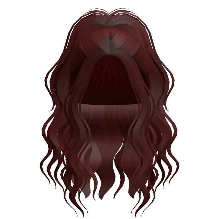 Cute Popular Girl Wavy Ponytail (Red)