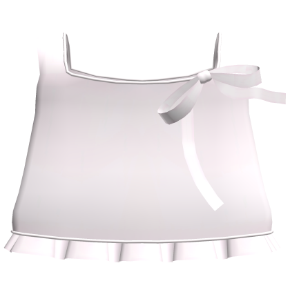 ♡ cute simple flowy ruffled dress w/ bow in pink Roblox item