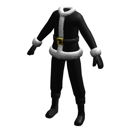 Black Christmas Santa Suit