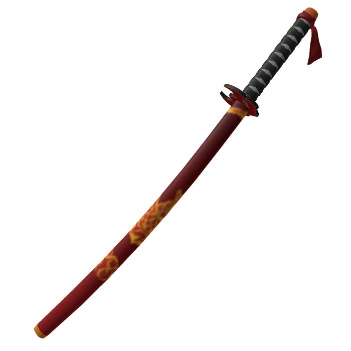 Red Fire Japanese Katana