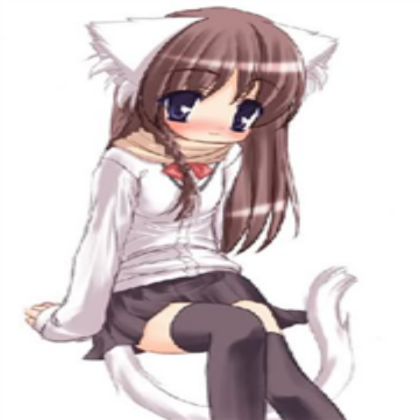 Anime kitty girl Roblox decal