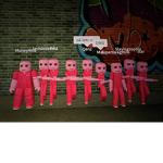 pinkies (pink bald ppl)