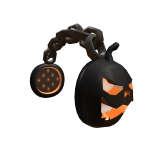 Orange Chained Pumpkin Headphones