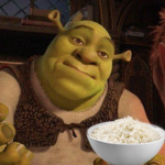 Shrek Likes Rice