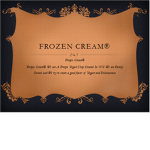 Frozen Cream®
