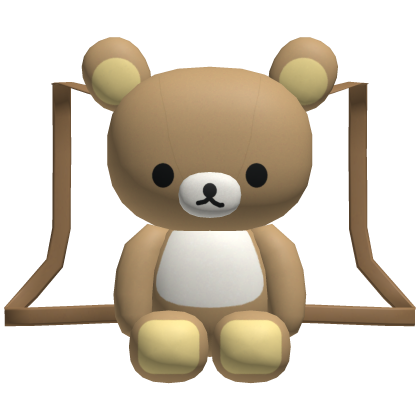 Cute Rilakkuma Bear Plushie Backpack [1.0] Roblox item