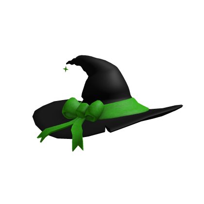 Halloween Witch Hat Green
