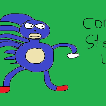 My Sanic drawing