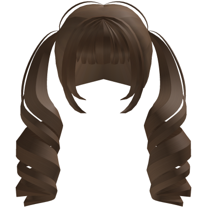 bratty twintails curl light brown Roblox item