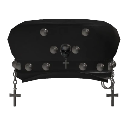 Black Rivet Chain Cross Cap Roblox item thumbnail