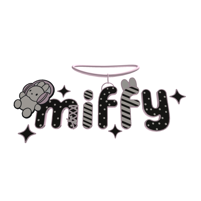 ♡miffy necklace 3.0