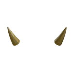 [ ⭐ ] Gold Devilish Horns [ pbr ]