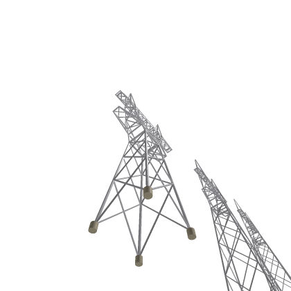 Transmission tower powerlines