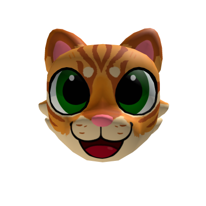 Orange cat head