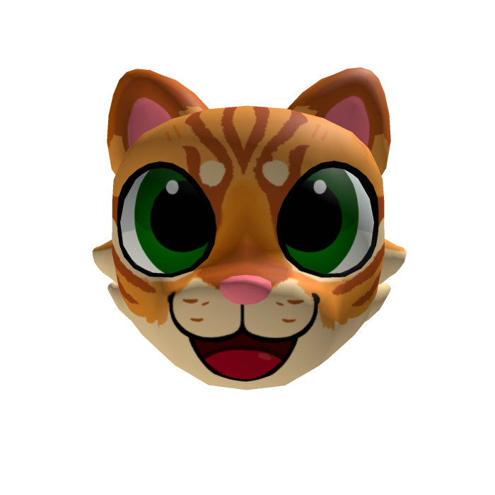 Orange cat head
