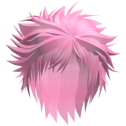 Pink Messy Anime Hair 30.