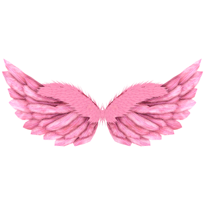 pink angel wings