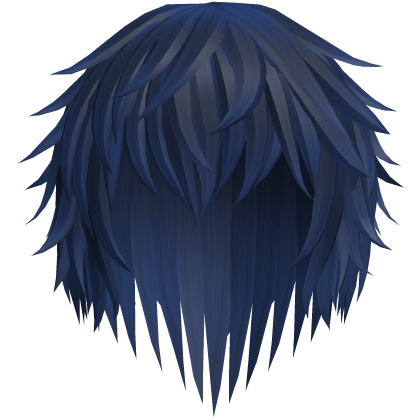 Blue Vkei Emo Scene Hair