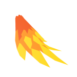 Blazing Pheonix Tail Feathers