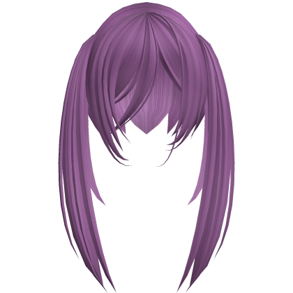 ୨ৎ Long Purple Soft Emo Overgrown Pigtails