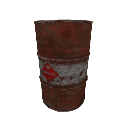 Explosive barrel (E to Explode)