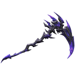 Tarnished Amethyst Scythe