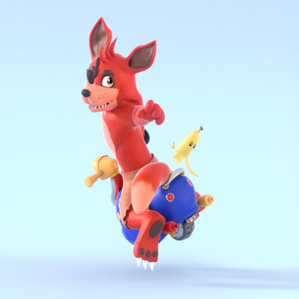 Mario Kart Foxy Roblox decal