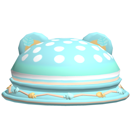 Cyan Tropical Seashell Summer Cool Fish Hat