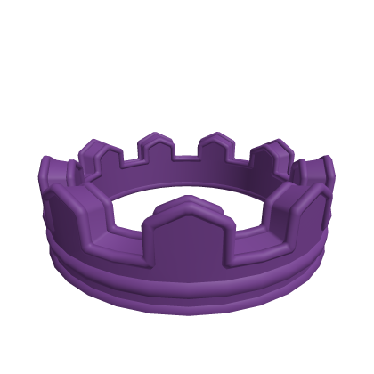 Purple Crown-fetti Cake Cute Aura Add-on