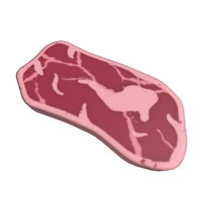 Roblox Item raw steak