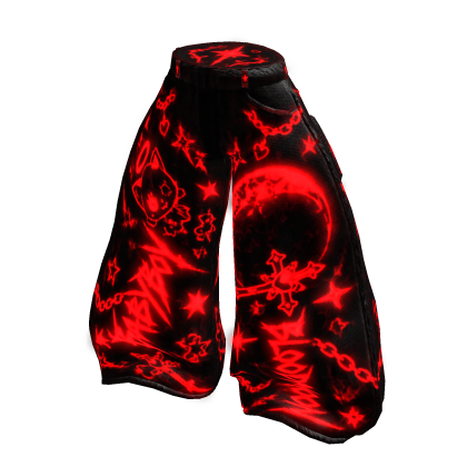 BABYBOY RED NEON PANTS