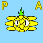 Pineapple axolotl