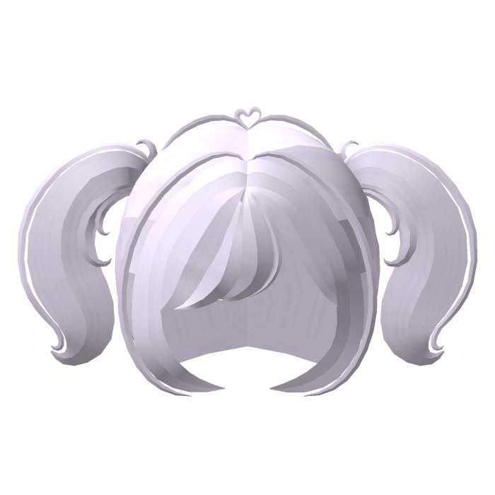 . ‿ ♡ silly baby mini heart pigtails purple