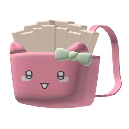 Kawaii fry backpack Roblox item