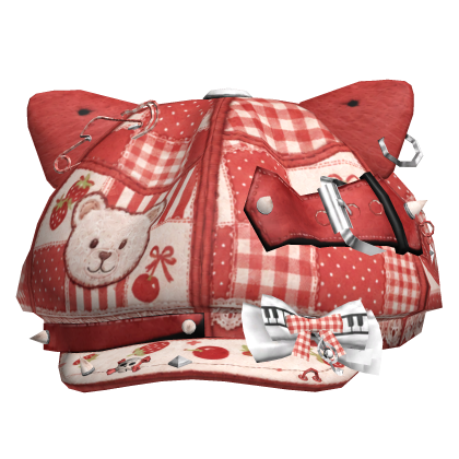 Igari Red Kawaii Piano Beret Roblox item
