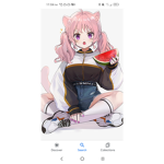 Anime bcuz she has watermelon